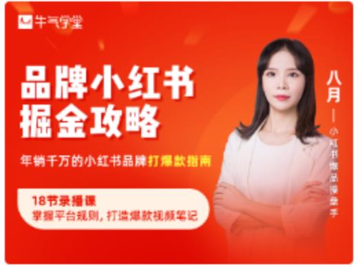 品牌小红书掘金攻略，年销千万的小红书品牌打爆款指南-启程资源站