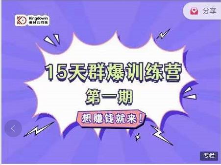 金抖云Peter《15天群爆训练营》，破解抖音玄学，群爆心法，起号方式-启程资源站