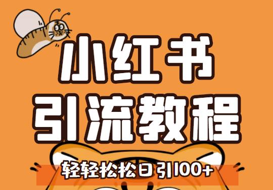 小红书运营引流全系列课程，每天引流100精准粉-启程资源站