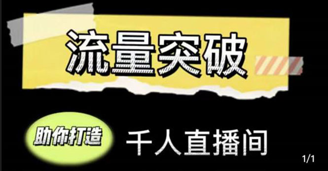 直播运营实战视频课，助你打造千人直播间（14节视频课）-启程资源站
