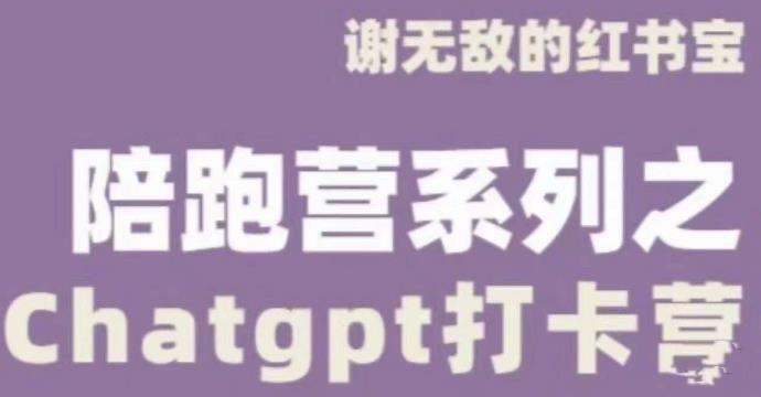 谢无敌ChatGPT打卡营，教你更好地使用ChatGPT来提高工作效率-启程资源站