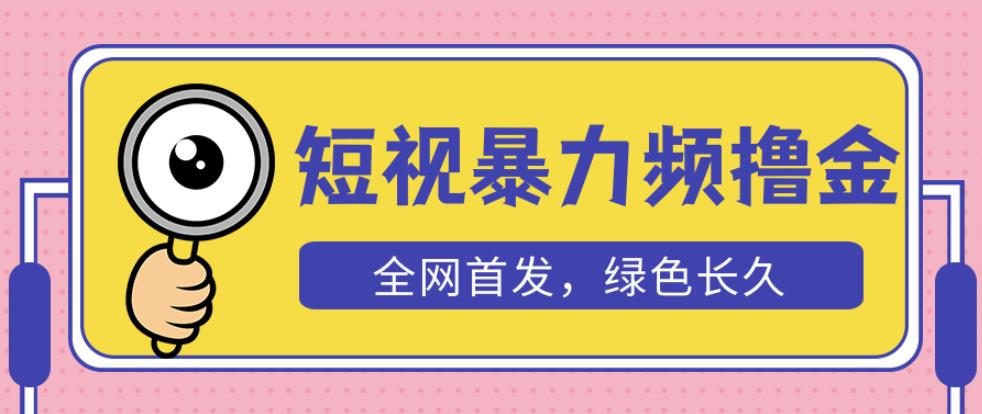 外面收费1680的短视频暴力撸金，日入300+长期可做，赠自动收款平台-启程资源站