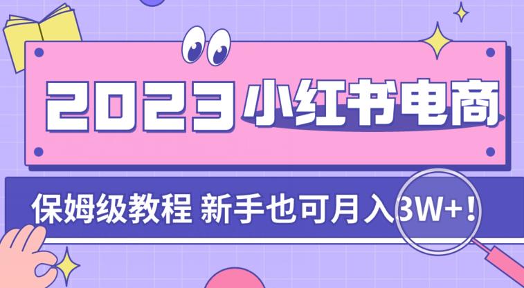 阿本小红书电商陪跑营4.0，带大家从0到1把小红书做起来-启程资源站