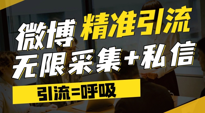 微博最新引流技术，软件提供博文评论采集+私信实现精准引流【揭秘】-启程资源站
