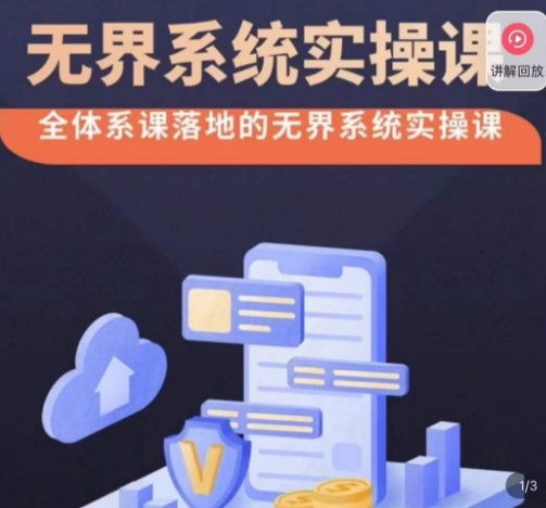 老衲·无界系统实操课，全体系落地无界改版后选择、出价、高投产做付费引流-启程资源站